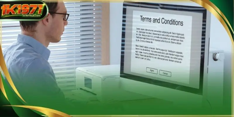 Terms and conditions define the basic criteria for joining gaming community